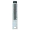 vidaXL Soporte de Bandera Plateado 15 x 3 x 0,35 cm Acero