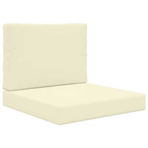 vidaXL Coj&iacute;n para sof&aacute; de exterior Poli&eacute;ster Crema 60 x 60 cm