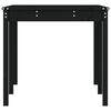 vidaXL Mesa de jard&iacute;n madera maciza pino negro 159,5x82,5x76 cm