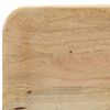 vidaXL Mesa de centro de madera maciza de mango 45x45x40 cm