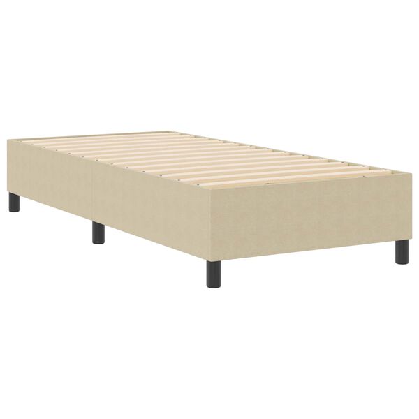 vidaXL Cama de plataforma Verde gris&aacute;ceo 100 x 200 cm Tela de Pana