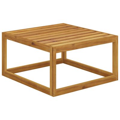 vidaXL Juego muebles de jardín y cojines 6 piezas madera maciza acacia