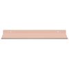 vidaXL Estante flotante 4 pcs Rosa 40 x 18 x 2,5 cm Acero