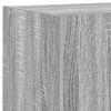 vidaXL Mueble de TV de pared con luces LED gris Sonoma 100x35x31 cm