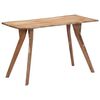 vidaXL Mesa de comedor madera maciza de acacia 120x58x76 cm