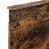 vidaXL Cabecero Roble Ahumado Madera de ingenier&iacute;a