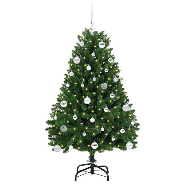 vidaXL &Aacute;rbol de Navidad artificial Verde 150 cm PVC y Metal