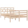 vidaXL Estructura de cama madera maciza de pino 120x200 cm