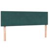 vidaXL Cama box spring con colch&oacute;n terciopelo verde oscuro 140x210 cm