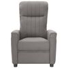 vidaXL Sill&oacute;n reclinable el&eacute;ctrico tela gris claro