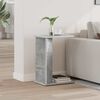vidaXL Mesa Auxiliar Gris Concreto 35 x 25 x 50 cm