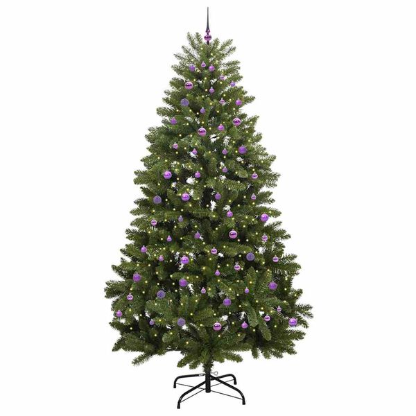 vidaXL &Aacute;rbol de Navidad artificial Verde 270 cm PVC y Metal
