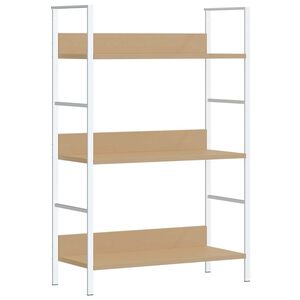 vidaXL Estanter&iacute;a de 3 niveles madera ingenier&iacute;a roble 60x27,6x90,5 cm