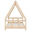 vidaXL Estructura de cama infantil madera maciza de pino 90x190 cm