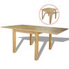 vidaXL Mesa extensible de roble 170x85x75 cm