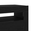 vidaXL Gabinete de TV Roble Negro 120 x 35 x 40 cm