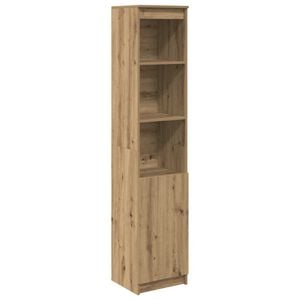 vidaXL Aparador Artisan Roble 37,5x35x180 cm Madera de ingenier&iacute;a