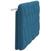 vidaXL Cabecero de cama acolchado terciopelo azul 140 cm