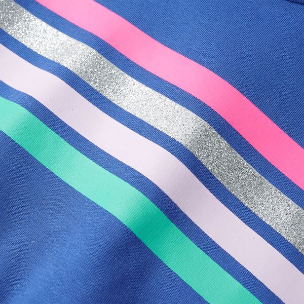 Vestido infantil con cordón azul cobalto 140