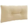 vidaXL Coj&iacute;n de respaldo PUTTEN 100% Poli&eacute;ster Beige 80 x 40 x 10 cm
