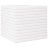 vidaXL Jardinera de madera maciza de pino blanca 50x50x46 cm