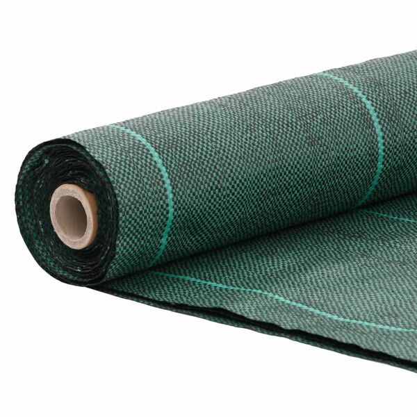 vidaXL Membrana para malezas PP verde 1,5x200 m