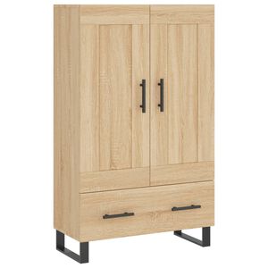 vidaXL Aparador alto madera de ingenier&iacute;a roble Sonoma 69,5x31x115 cm