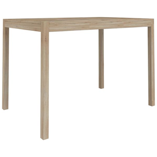vidaXL Set de comedor 7 piezas madera maciza de acacia
