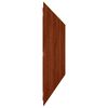 vidaXL Bordes de c&eacute;sped acero corten flexible 10 piezas 25x103 cm