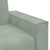 vidaXL Sillón sofá gris claro 60 cm terciopelo