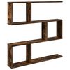 vidaXL Estante de pared Roble Ahumado 80 x 12 x 79,5 cm