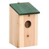 vidaXL Casa para p&aacute;jaros 10 unidades madera maciza de abeto 12x12x22cm