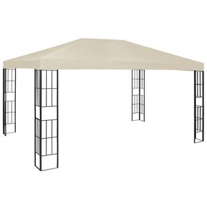 vidaXL Cenador color crema 3x4 m