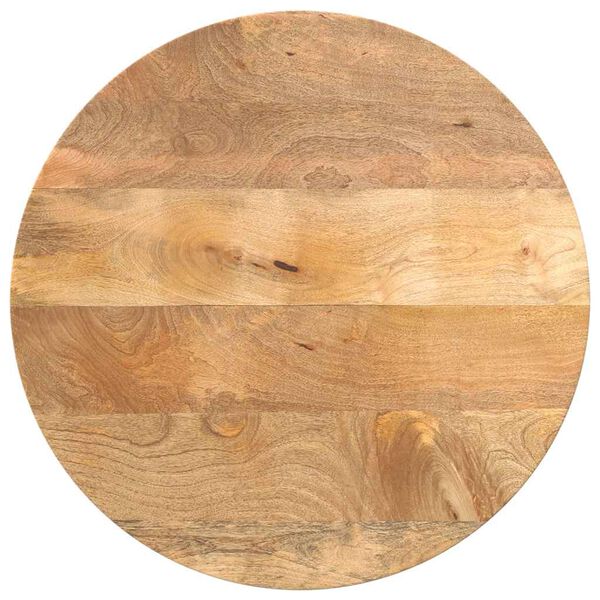 vidaXL Tablero de mesa redondo madera maciza de mango &Oslash; 40x2,5 cm