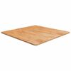 vidaXL Tablero de mesa cuadrado madera roble marr&oacute;n claro 80x80x1,5 cm
