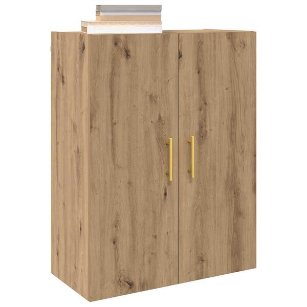 vidaXL Armario de pared 2 pcs Roble artesanal 69,5 x 34 x 90 cm