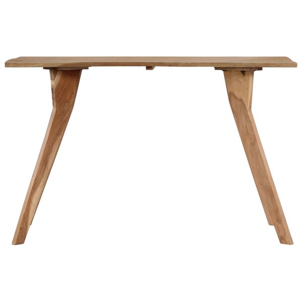 vidaXL Mesa de comedor madera maciza de acacia 120x58x76 cm