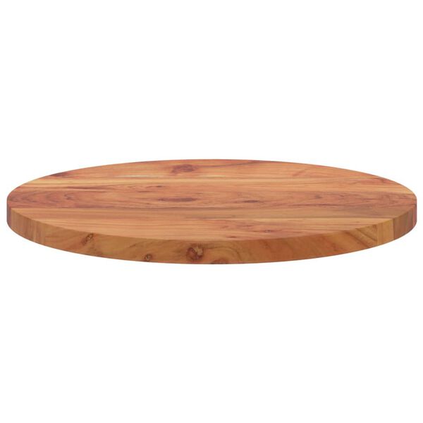 vidaXL Tablero de mesa redondo madera maciza de acacia &Oslash;50x2,5 cm