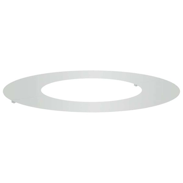 vidaXL adecuado para Anillo de Árbol Plano Plateado Ø40 / 70 cm