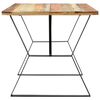 vidaXL Mesa de comedor de madera maciza reciclada 140x80x76 cm