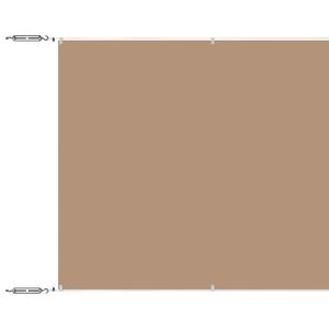 vidaXL Toldo vertical tela oxford gris taup&eacute; 60x1200 cm