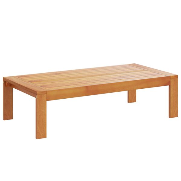 vidaXL Set sof&aacute;s de jard&iacute;n con cojines 4 pzas madera maciza de acacia