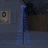 vidaXL &Aacute;rbol de Navidad LED con estacas 220 LEDs azul 180 cm