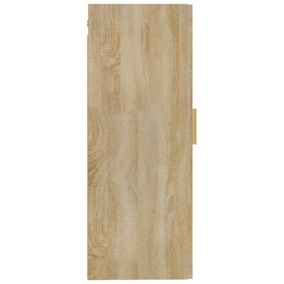 vidaXL Armario de pared madera de ingeniería roble sonoma 35x34x90 cm