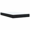 vidaXL Cama box spring con colch&oacute;n terciopelo negro 120x200 cm