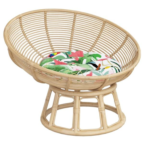 vidaXL Coj&iacute;n redondo tela Oxford multicolor &Oslash; 60x11 cm