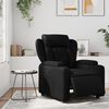 vidaXL Sill&oacute;n reclinable el&eacute;ctrico de cuero sint&eacute;tico negro