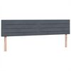 vidaXL Cama box spring con colch&oacute;n terciopelo gris oscuro 180x210 cm