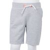 Pantalón corto de niños con cordón gris 128