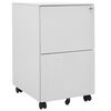 vidaXL Armario archivador acero gris claro 39x45x67 cm